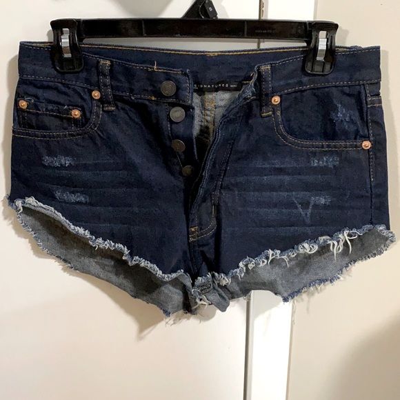 Denim Short Shorts - Picture 1 of 1